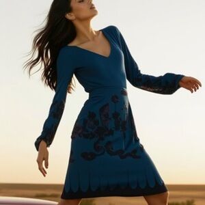 Valentino Red belted dress